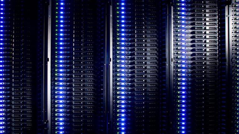 Racks of digital storage servers